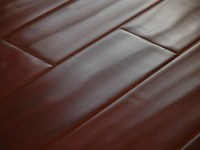 Multilayer Distressed Hardwood Maple Floor Merlot